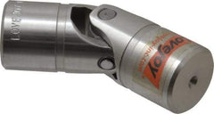 Lovejoy - 1-1/16" Bore Depth, 5,220 In/Lbs. Torque, D-Type Single Universal Joint - 5/8" Inside x 1-1/4" Outside Diam, 3-3/4" OAL - USA Tool & Supply