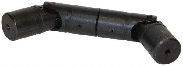 Lovejoy - 1-1/16" Bore Depth, 5,220 In/Lbs. Torque, DD-Type Double Universal Joint - 5/8" Inside x 1-1/4" Outside Diam, 7-1/2" OAL - USA Tool & Supply