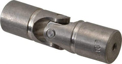 Lovejoy - 7/8" Bore Depth, 512 In/Lbs. Torque, D-Type Single Universal Joint - 3/8" Inside x 3/4" Outside Diam, 2-11/16" OAL - USA Tool & Supply