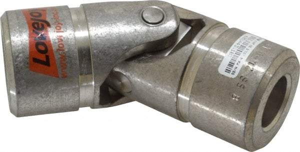 Lovejoy - 1-1/2" Bore Depth, 10,400 In/Lbs. Torque, D-Type Single Universal Joint - 1" Inside x 2" Outside Diam, 5-7/16" OAL - USA Tool & Supply