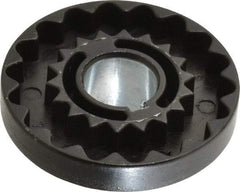 Lovejoy - 3/4" Max Bore Diam, 3/16" x 3/32" Keyway Width x Depth, Flexible Coupling Hub - 2.046" OD, 2.38" OAL, Cast Iron - USA Tool & Supply