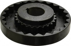 Lovejoy - 1-3/8" Max Bore Diam, 5/16" x 5/32" Keyway Width x Depth, Flexible Coupling Hub - 5.45" OD, 4.44" OAL, Cast Iron - USA Tool & Supply