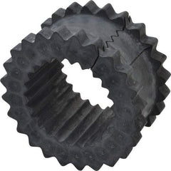 Lovejoy - 9 One Piece Split Flexible Coupling Sleeve Insert - 6" OD, 3" OAL, EPDM - USA Tool & Supply