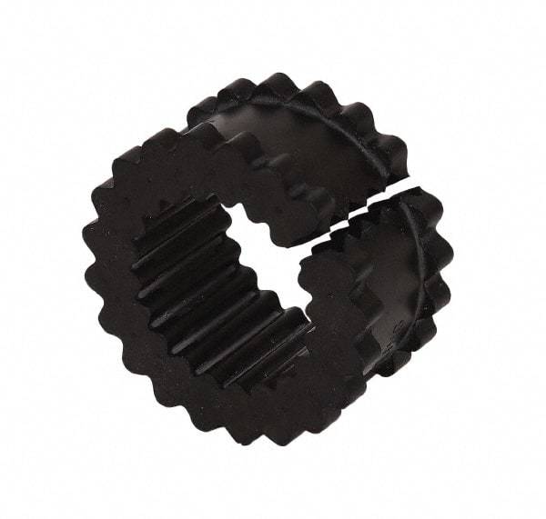 Lovejoy - 4 One Piece Split Flexible Coupling Sleeve Insert - 2.31" OD, 1-1/4" OAL, EPDM - USA Tool & Supply