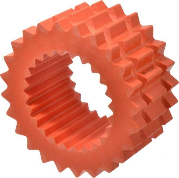 Lovejoy - 10 One Piece Solid Flexible Coupling Sleeve Insert - 7.06" OD, 3.44" OAL, Hytrel - USA Tool & Supply