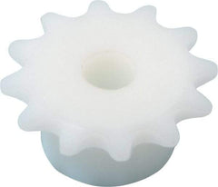 Poly Hi Solidur - 12 Teeth, 1/4" Chain Pitch, Chain Size 25, Roller Chain Sprockets - USA Tool & Supply
