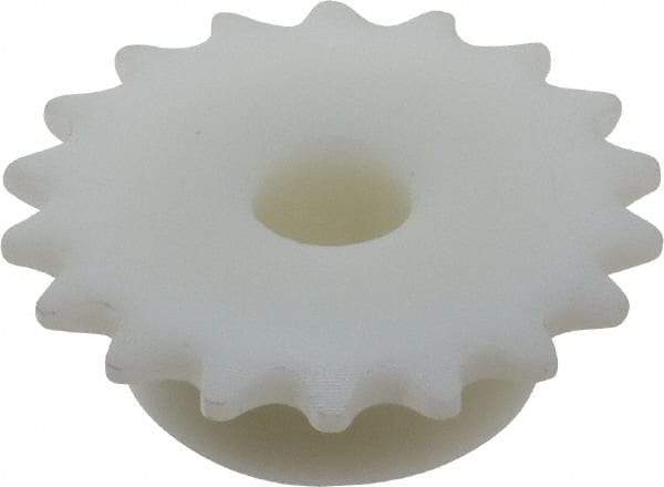 Poly Hi Solidur - 18 Teeth, 1/4" Chain Pitch, Chain Size 25, Roller Chain Sprockets - USA Tool & Supply
