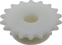 Poly Hi Solidur - 18 Teeth, 1/4" Chain Pitch, Chain Size 25, Roller Chain Sprockets - USA Tool & Supply