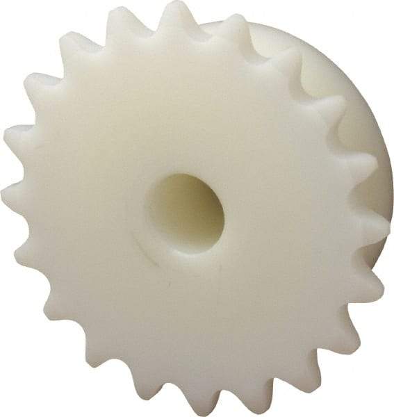 Poly Hi Solidur - 20 Teeth, 3/8" Chain Pitch, Chain Size 35, Roller Chain Sprockets - USA Tool & Supply