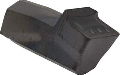 Kennametal - 605G DM Grade KC5025, 6.05mm Cutting Width Carbide Grooving Insert - 4.5mm Max Depth of Cut, Neutral, 0.4mm Corner Radius, TiAlN Finish - USA Tool & Supply