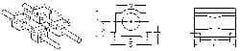 Pacific Bearing - 5/8" ID, 4" OAL x 1-5/8" OAH Open Twin Pillow Block - 4 Inch Overall Length x 1-5/8 Inch Overall Height x 2-1/2 Inch Width, - USA Tool & Supply