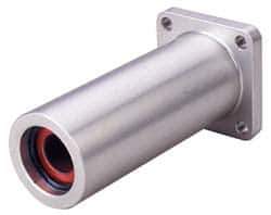 Pacific Bearing - 3/4" ID, 2.38" OAW x 4.188" OALFlange Mounted Bearing - 2,940 Lb Static Cap - USA Tool & Supply
