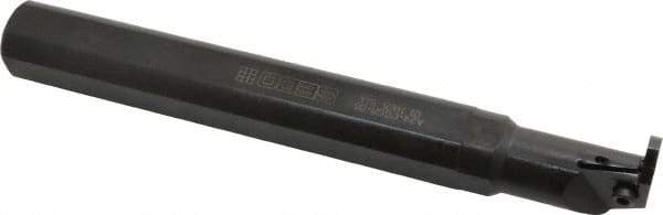 Seco - A..-CGGR, Right Hand, 0.515" Max Depth of Cut, Indexable Grooving Tool Holder - LC..1606.. Insert Compatibility, 12" OAL, Through Coolant - USA Tool & Supply