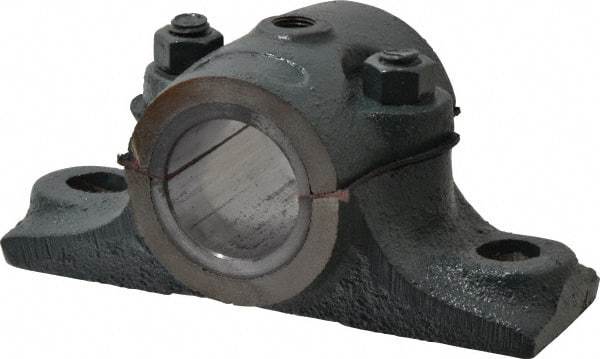 Made in USA - 5-1/4" OALSplit Bearing - Cast Iron - USA Tool & Supply