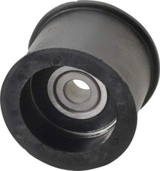 Fenner Drives - 3/8 Inside x 2.07" Outside Diam, 1.37" Wide Pulley Slot, Glass Reinforced Nylon Idler Pulley - For Use with Flat Belts, 1-1/8" Wide - USA Tool & Supply