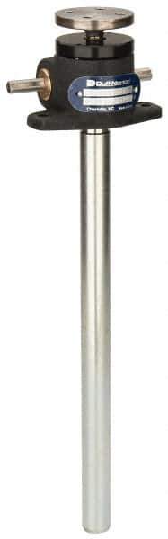 Duff-Norton - 1/2 Ton Capacity, 12" Lift Height, Upright Mechanical Screw Actuator - Top Plate - USA Tool & Supply