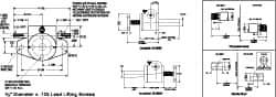 Duff-Norton - 1/2 Ton Capacity, 12" Lift Height, Inverted Mechanical Screw Actuator - Top Plate - USA Tool & Supply