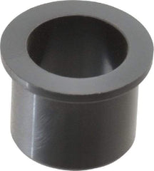 Poly Hi Solidur - 7/16" Inside x 9/16" Outside Diam, Nylon Sleeve Bearing - 11/16" Outside Diam, 1/16" Flange Thickness, 1/2" OAL - USA Tool & Supply