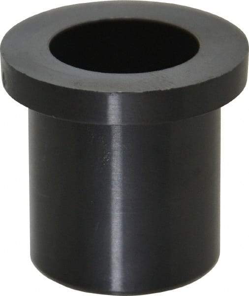 Poly Hi Solidur - 5/8" Inside x 13/16" Outside Diam, Nylon Sleeve Bearing - 1-1/16" Outside Diam, 5/32" Flange Thickness, 1" OAL - USA Tool & Supply