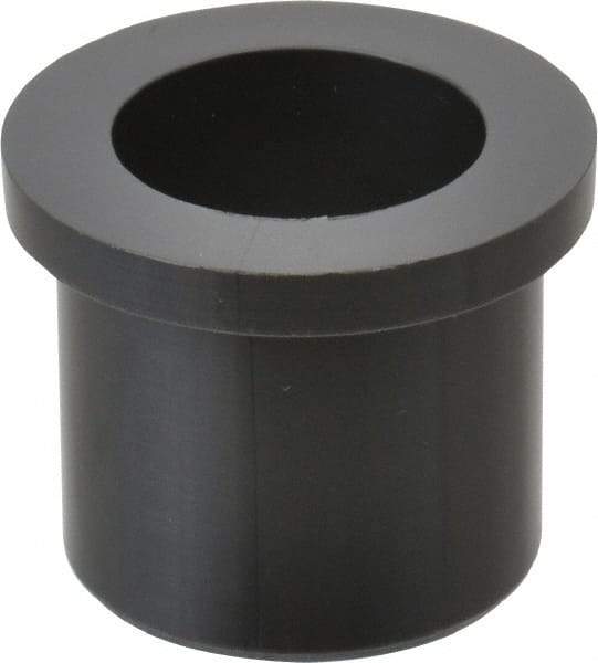 Poly Hi Solidur - 3/4" Inside x 1" Outside Diam, Nylon Sleeve Bearing - 1-1/4" Outside Diam, 5/32" Flange Thickness, 1" OAL - USA Tool & Supply