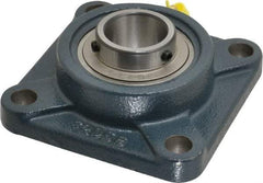 Value Collection - 108mm OAL4-Bolt Metric Flange - 4300 Lb Dyn Cap, Cast Iron - USA Tool & Supply