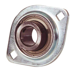Value Collection - 4-7/16" OAL2-Bolt Flange - 2350 Lb Dyn Cap, Steel - USA Tool & Supply
