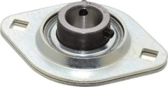 Value Collection - 3-3/16" OAL2-Bolt Flange - 1160 Lb Dyn Cap, Steel - USA Tool & Supply