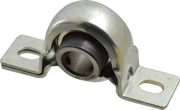 Value Collection - 3-3/8" OALPillow Block - 1160 Lb Dyn Cap, Steel - USA Tool & Supply