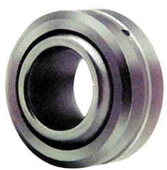 Made in USA - 9/16" Bore Diam, 16,630 Lb Dynamic Capacity, 9/16" Wide, Ball-Joint Spherical Plain Bearing - 1-3/32" OD - USA Tool & Supply