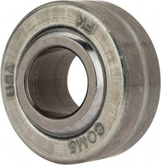 Made in USA - 5/16" Bore Diam, 6,475 Lb Dynamic Capacity, 3/8" Wide, Ball-Joint Spherical Plain Bearing - 3/4" OD - USA Tool & Supply