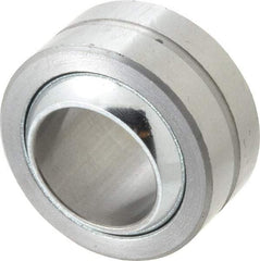 Made in USA - 1" Bore Diam, 55,200 Lb Dynamic Capacity, 1" Wide, Ball-Joint Spherical Plain Bearing - 1-3/4" OD - USA Tool & Supply