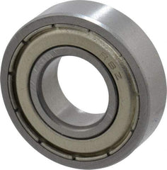 Tritan - 1/2" Bore Diam, 1-1/8" OD, Double Shield Deep Groove Radial Ball Bearing - 5/16" Wide, 1 Row, Round Bore, 535 Lb Static Capacity, 1,148 Lb Dynamic Capacity - USA Tool & Supply