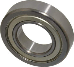 Tritan - 1" Bore Diam, 2" OD, Double Shield Deep Groove Radial Ball Bearing - 1/2" Wide, 1 Row, Round Bore, 1,350 Lb Static Capacity, 2,261 Lb Dynamic Capacity - USA Tool & Supply