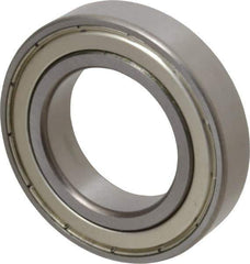 Tritan - 1-1/2" Bore Diam, 2-5/8" OD, Double Shield Deep Groove Radial Ball Bearing - 9/16" Wide, 1 Row, Round Bore, 2,650 Lb Static Capacity, 3,780 Lb Dynamic Capacity - USA Tool & Supply