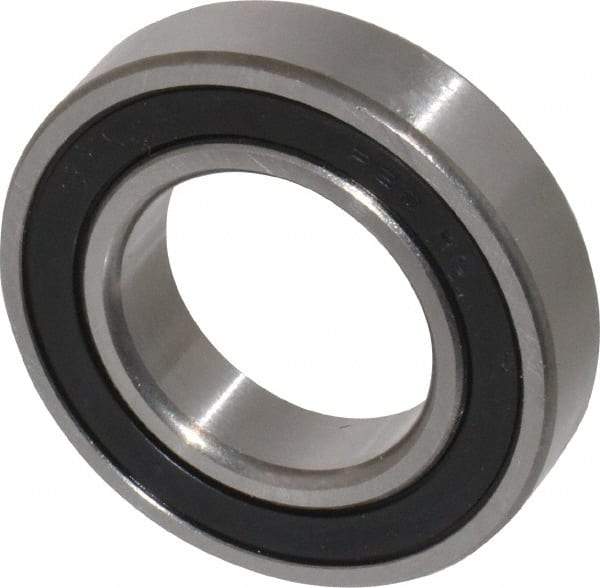 Tritan - 1-1/4" Bore Diam, 2-1/4" OD, Double Seal Deep Groove Radial Ball Bearing - 1/2" Wide, 1 Row, Round Bore, 2,090 Lb Static Capacity, 3,150 Lb Dynamic Capacity - USA Tool & Supply