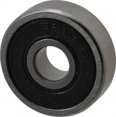 Tritan - 5mm Bore Diam, 16mm OD, Double Seal Deep Groove Radial Ball Bearing - 5mm Wide, 1 Row, Round Bore, 150 Lb Static Capacity, 390 Lb Dynamic Capacity - USA Tool & Supply