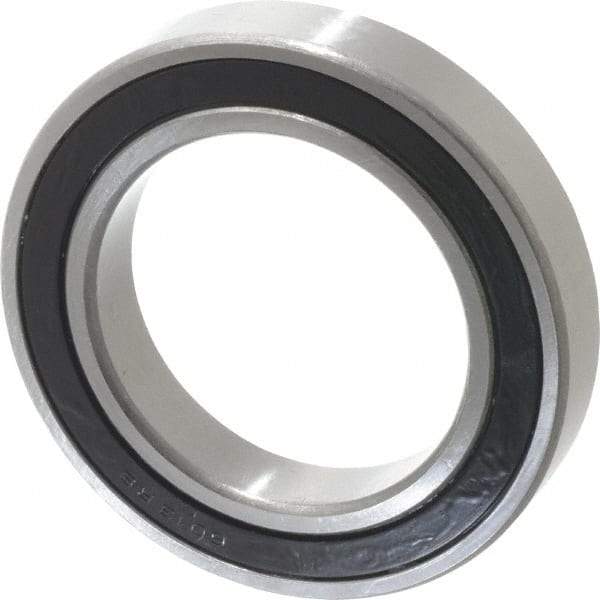 Tritan - 65mm Bore Diam, 100mm OD, Double Seal Deep Groove Radial Ball Bearing - 18mm Wide, 1 Row, Round Bore, 5,850 Lb Static Capacity, 6,850 Lb Dynamic Capacity - USA Tool & Supply