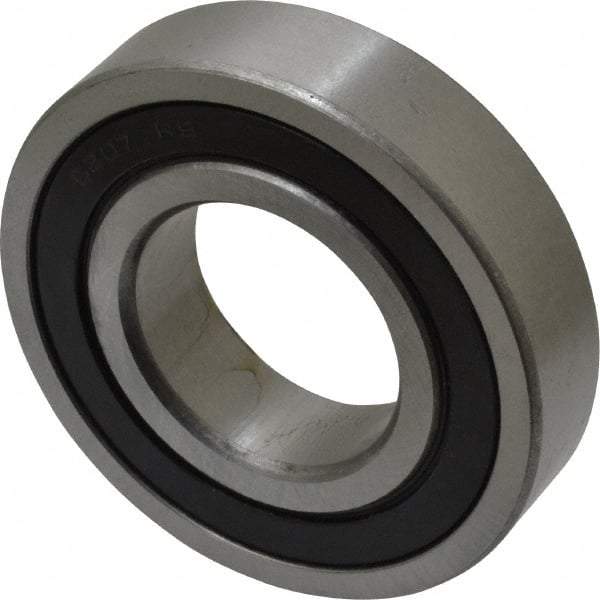 Tritan - 35mm Bore Diam, 72mm OD, Double Shield Deep Groove Radial Ball Bearing - 17mm Wide, 1 Row, Round Bore, 3,400 Lb Static Capacity, 5,800 Lb Dynamic Capacity - USA Tool & Supply