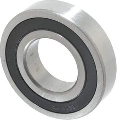 Tritan - 35mm Bore Diam, 72mm OD, Double Seal Deep Groove Radial Ball Bearing - 17mm Wide, 1 Row, Round Bore, 3,400 Lb Static Capacity, 5,800 Lb Dynamic Capacity - USA Tool & Supply