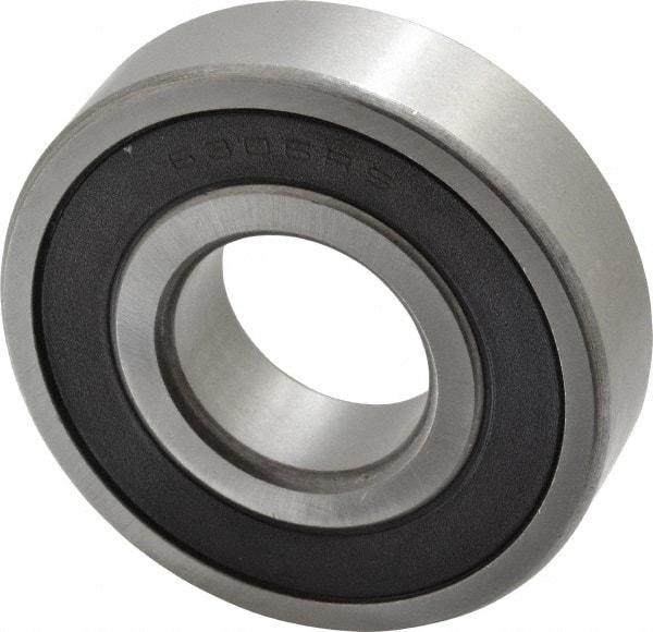 Tritan - 30mm Bore Diam, 72mm OD, Double Seal Deep Groove Radial Ball Bearing - 19mm Wide, 1 Row, Round Bore, 3,370 Lb Static Capacity, 6,000 Lb Dynamic Capacity - USA Tool & Supply