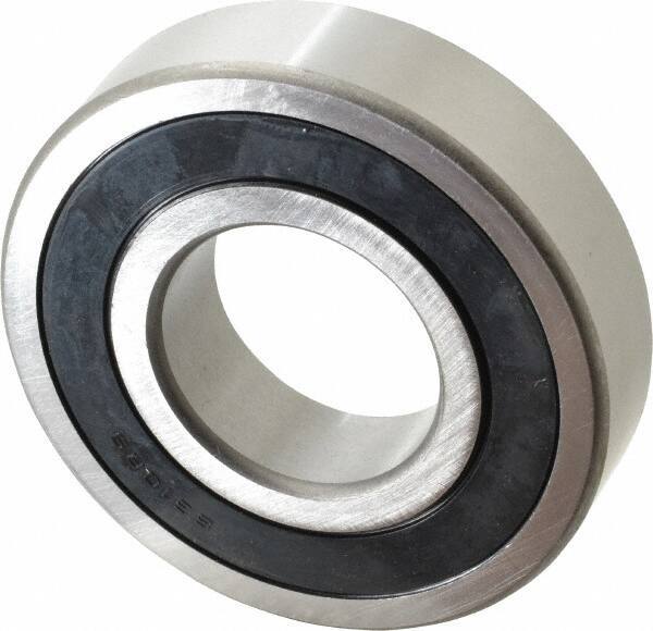 Tritan - 50mm Bore Diam, 110mm OD, Double Seal Deep Groove Radial Ball Bearing - 27mm Wide, 1 Row, Round Bore, 8,600 Lb Static Capacity, 13,900 Lb Dynamic Capacity - USA Tool & Supply