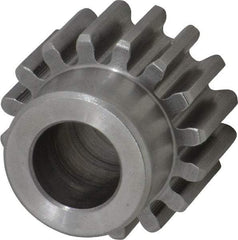 Browning - 12 Pitch, 1.333" Pitch Diam, 16 Tooth Spur Gear - 5/8" Bore Diam, 1-1/16" Hub Diam, Steel - USA Tool & Supply