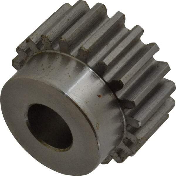 Browning - 12 Pitch, 1.667" Pitch Diam, 20 Tooth Spur Gear - 5/8" Bore Diam, 1-13/32" Hub Diam, Steel - USA Tool & Supply