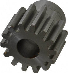 Browning - 10 Pitch, 1.4" Pitch Diam, 14 Tooth Spur Gear - 5/8" Bore Diam, 1-7/64" Hub Diam, Steel - USA Tool & Supply