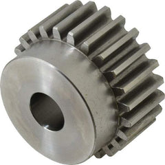 Browning - 10 Pitch, 2.4" Pitch Diam, 24 Tooth Spur Gear - 3/4" Bore Diam, 2-7/64" Hub Diam, Steel - USA Tool & Supply