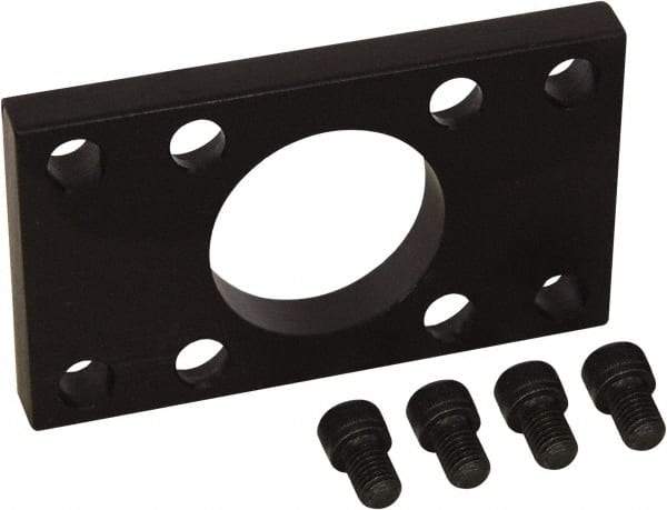 Mead - Air Cylinder Flange Mount - For 1-1/2" Air Cylinders, Use with HD Series Air Cylinders - USA Tool & Supply