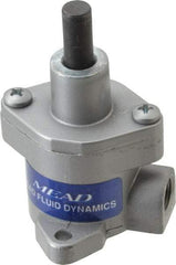 Mead - 11/16" Stroke x 1" Bore Single Acting Air Cylinder - 150 Max psi, -40 to 250°F - USA Tool & Supply