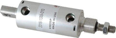 ARO/Ingersoll-Rand - 1" Stroke x 1-1/8" Bore Double Acting Air Cylinder - 1/8 Port, 3/8-16 Rod Thread - USA Tool & Supply