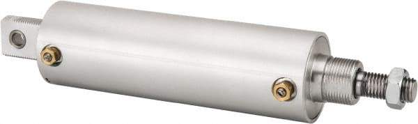 ARO/Ingersoll-Rand - 6" Stroke x 2-1/2" Bore Double Acting Air Cylinder - 3/8 Port, 3/4-10 Rod Thread - USA Tool & Supply