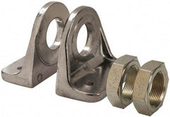 ARO/Ingersoll-Rand - Air Cylinder L Bracket - For 1-1/2" Air Cylinders, Use with ARO Economair Cylinders - USA Tool & Supply